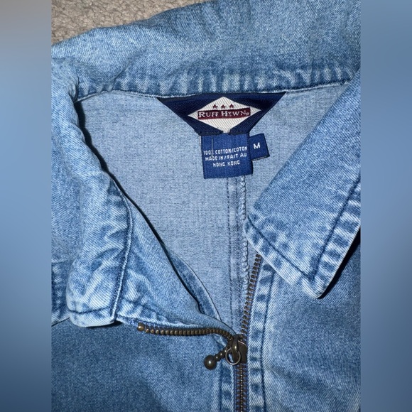 Ruff Hewn Vintage Denim Zip-Up Vest - Picture 2 of 3